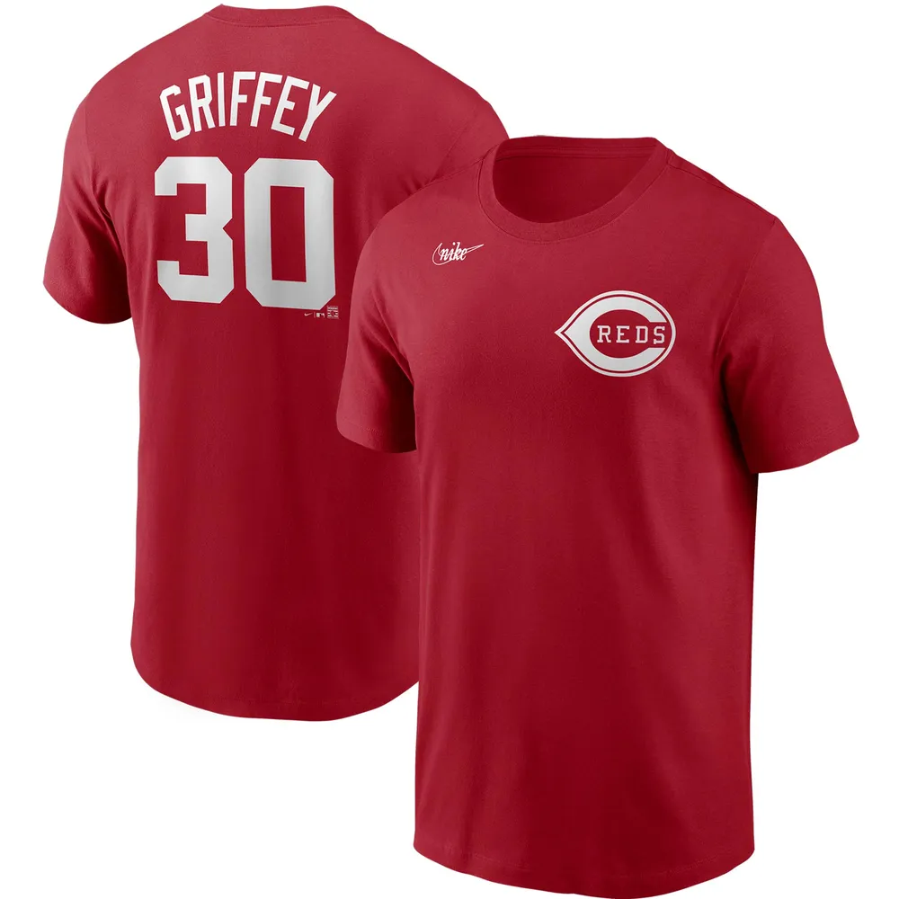 Lids Ken Griffey Jr. Cincinnati Reds Nike Cooperstown Collection Name &  Number T-Shirt - Red