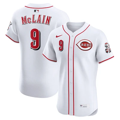Men's Nike Matt McLain White Cincinnati Reds Home Elite Jersey