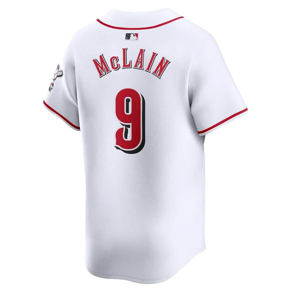 Men's Nike Matt McLain White Cincinnati Reds Home Limited Player Jersey