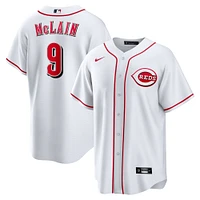 Maillot réplique à domicile Nike Matt McLain blanc des Reds de Cincinnati pour homme