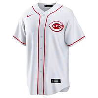 Maillot réplique à domicile Nike Matt McLain blanc des Reds de Cincinnati pour homme