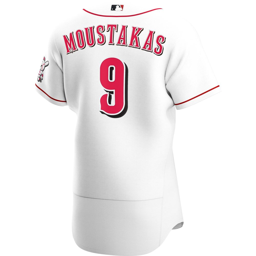 Men's Cincinnati Reds Mike Moustakas Nike White Home Authentic Player Jersey