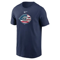 T-shirt Nike bleu marine Cincinnati Reds Americana pour homme