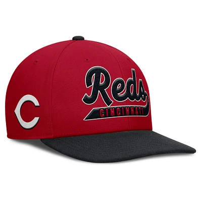 Men's Nike Red/Black Cincinnati Reds Pro Performance Snapback Hat