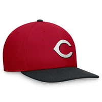 Men's Nike Red/Black Cincinnati Reds Two-Tone Snapback Hat