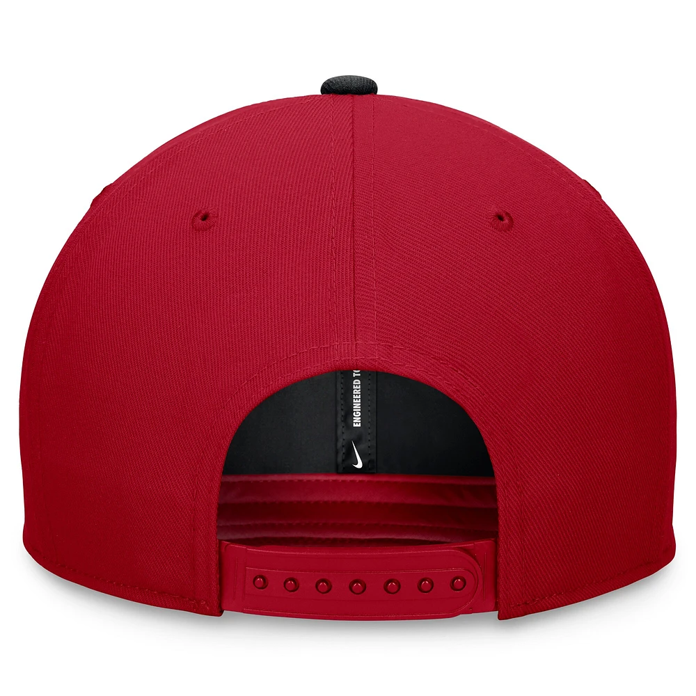 Men's Nike Red/Black Cincinnati Reds Two-Tone Snapback Hat