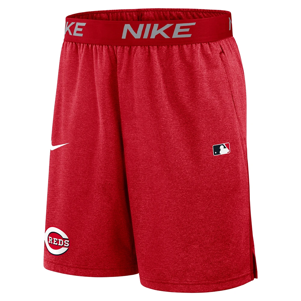 Men's Nike Red Cincinnati Reds Authentic Collection Performance Knit Shorts