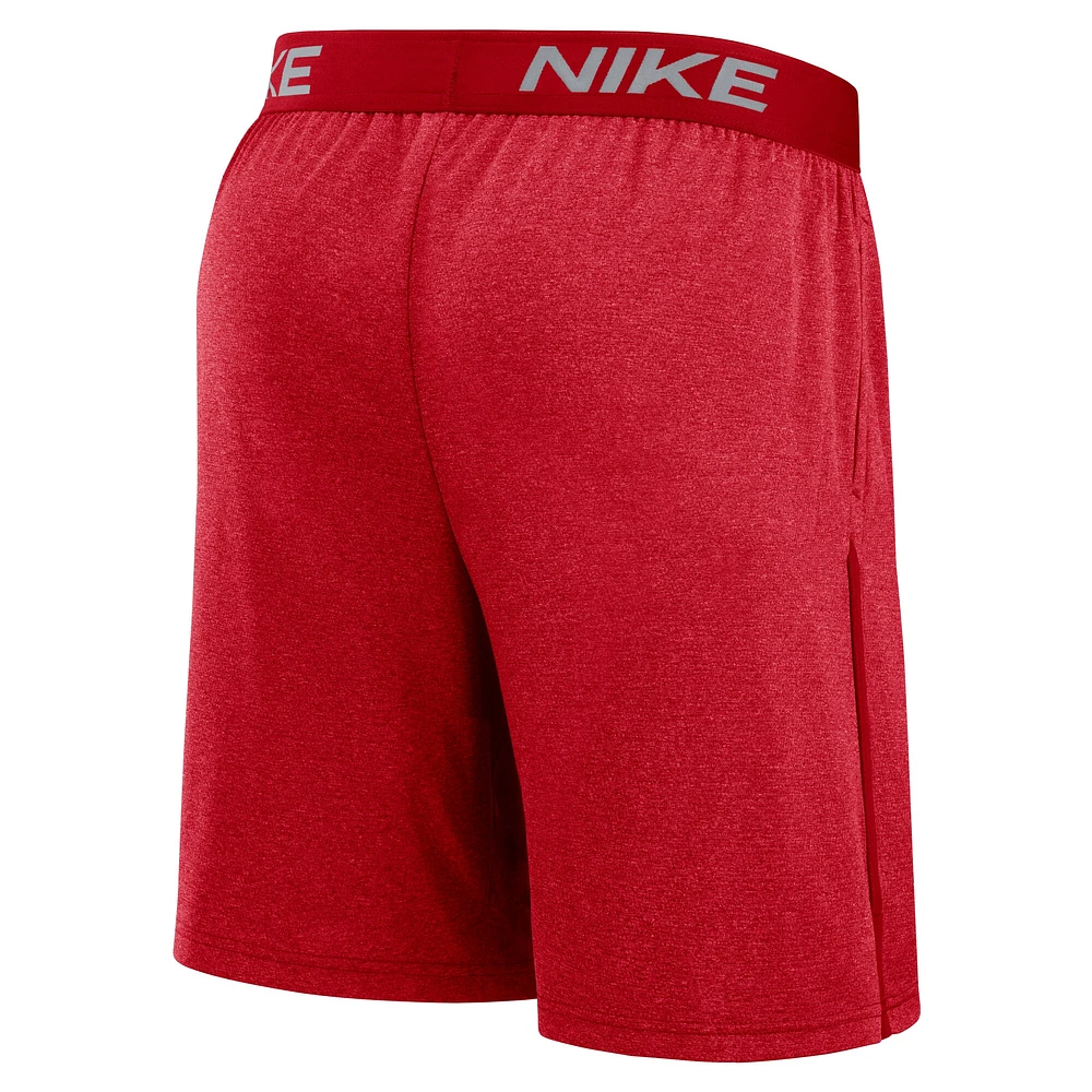 Men's Nike Red Cincinnati Reds Authentic Collection Performance Knit Shorts