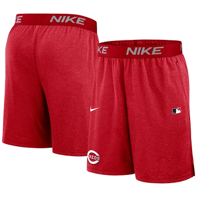 Men's Nike Red Cincinnati Reds Authentic Collection Performance Knit Shorts