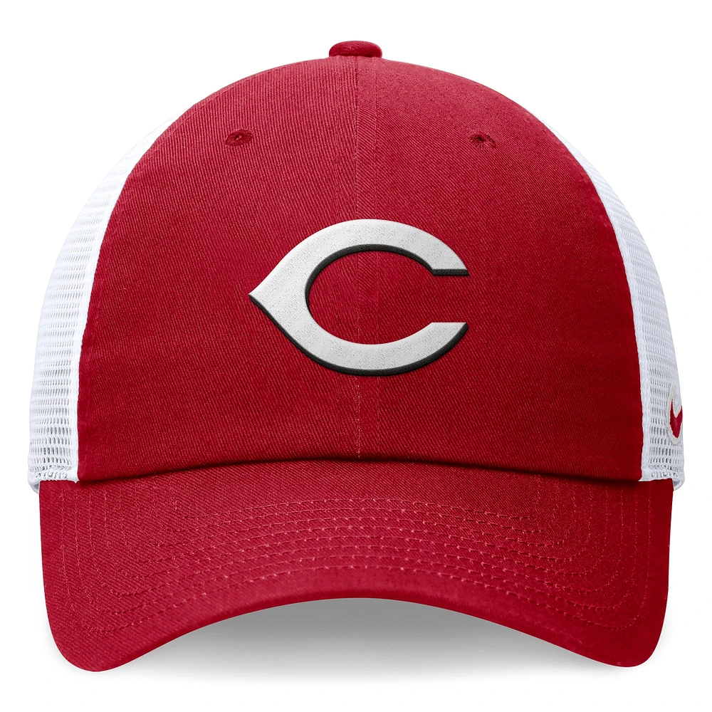 Men's Nike Red Cincinnati Reds Club Trucker Adjustable Hat