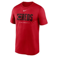 T-shirt Nike rouge Cincinnati Reds Knockout Legend Performance pour homme