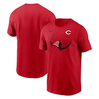 T-shirt Nike rouge pour homme des Cincinnati Reds Local Home Town