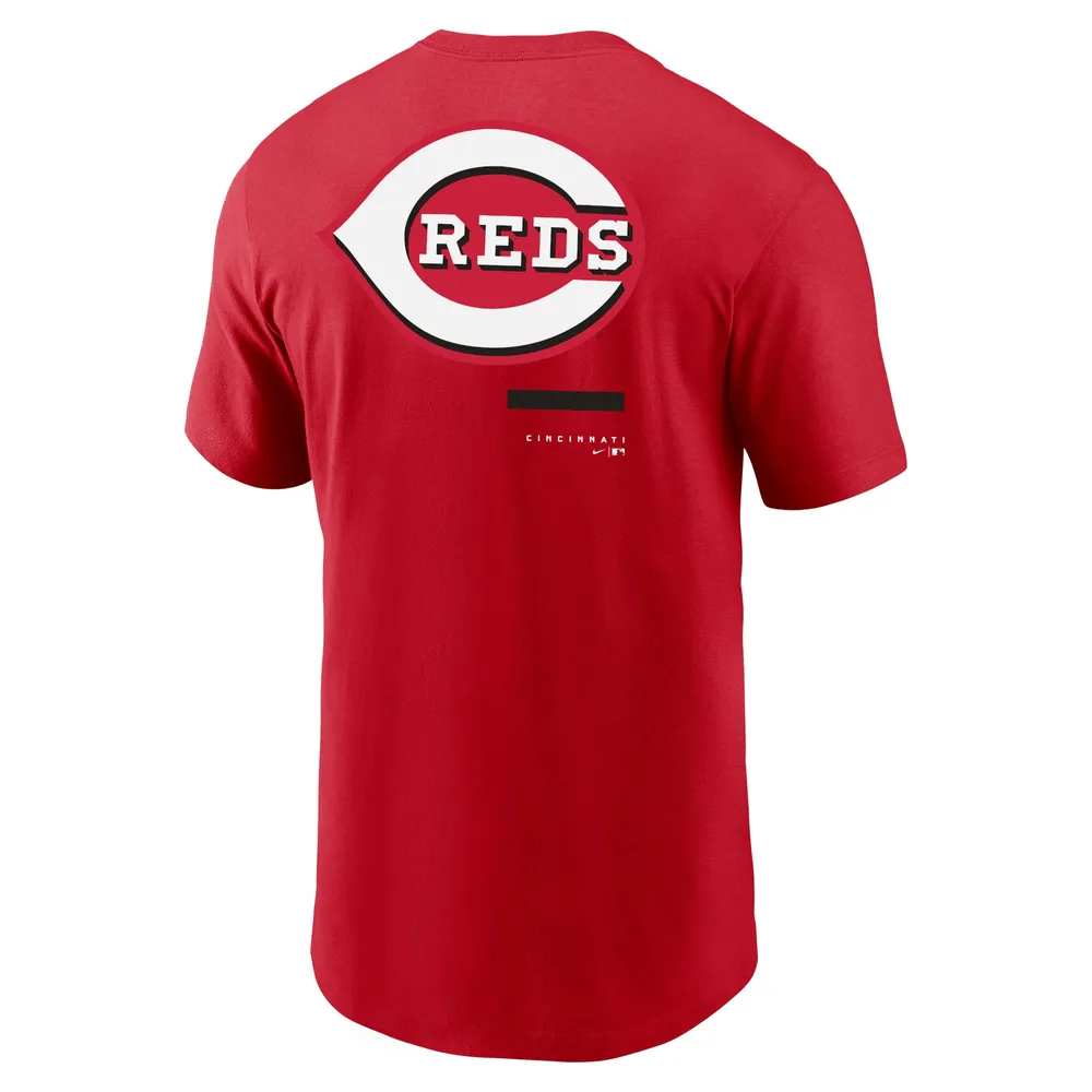 T-shirt à épaules dénudées Nike Cincinnati Reds pour homme rouge