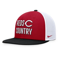 Casquette Snapback Nike Red Cincinnati Reds Pro Trucker pour homme