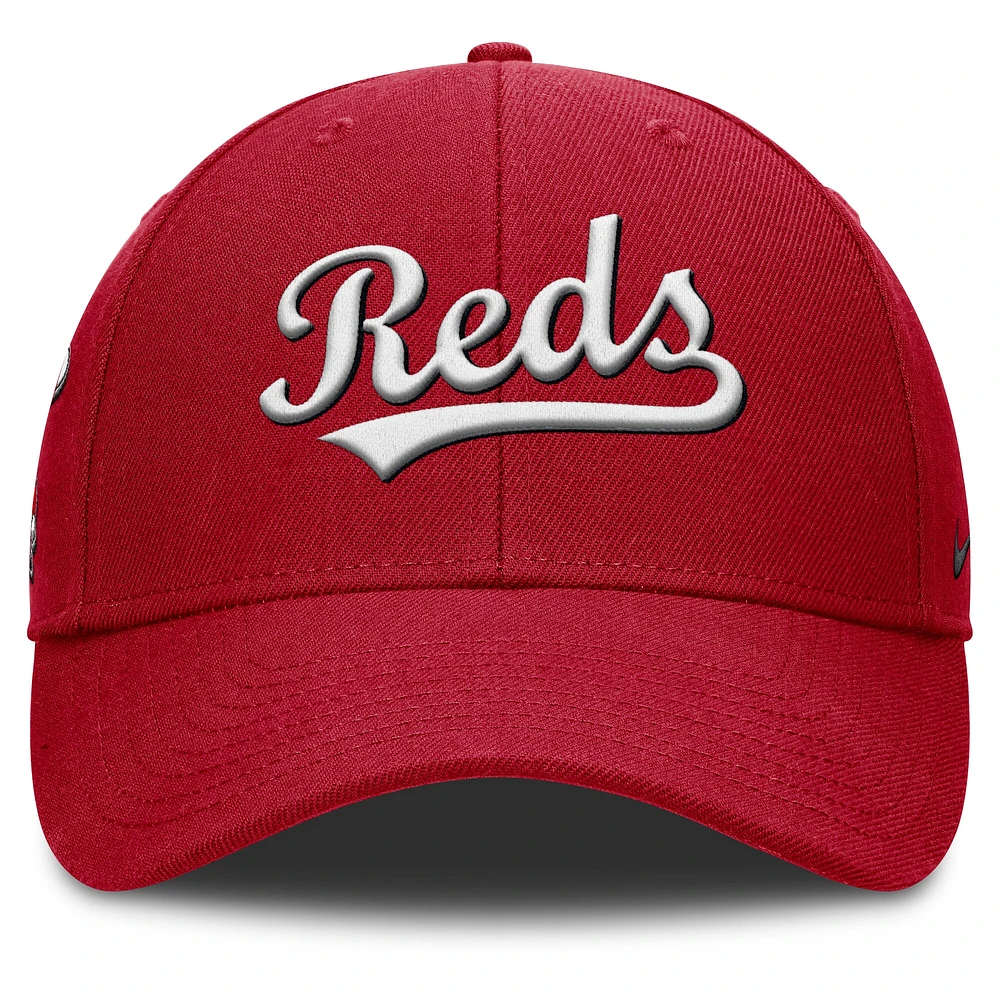 Men's Nike Red Cincinnati Reds Rise Gaberdine Adjustable Hat