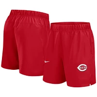 Men's Nike Red Cincinnati Reds Woven Victory Performance Shorts