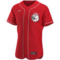 Men's Nike Scarlet Cincinnati Reds Alternate Authentic Team Logo Jersey