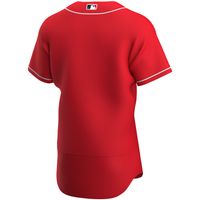 Men's Nike Scarlet Cincinnati Reds Alternate Authentic Team Logo Jersey