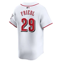 Maillot de joueur Nike TJ Friedl blanc Cincinnati Reds Home Limited pour homme