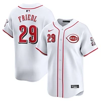 Men's Nike TJ Friedl White Cincinnati Reds Home Limited Player Jersey