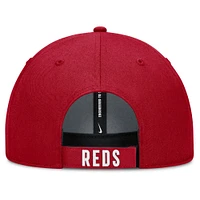 Men's Nike White/Red Cincinnati Reds Club Performance Adjustable Hat