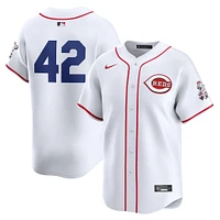 Men's Nike  White Cincinnati Reds 2024 Jackie Robinson Day Home Limited Jersey