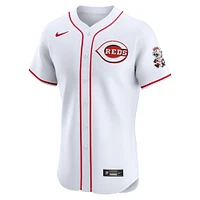 Maillot Nike blanc Cincinnati Reds domicile élite pour homme