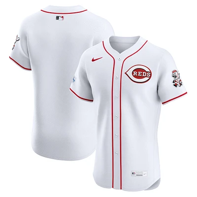 Maillot Nike blanc domicile Elite des Cincinnati Reds pour homme