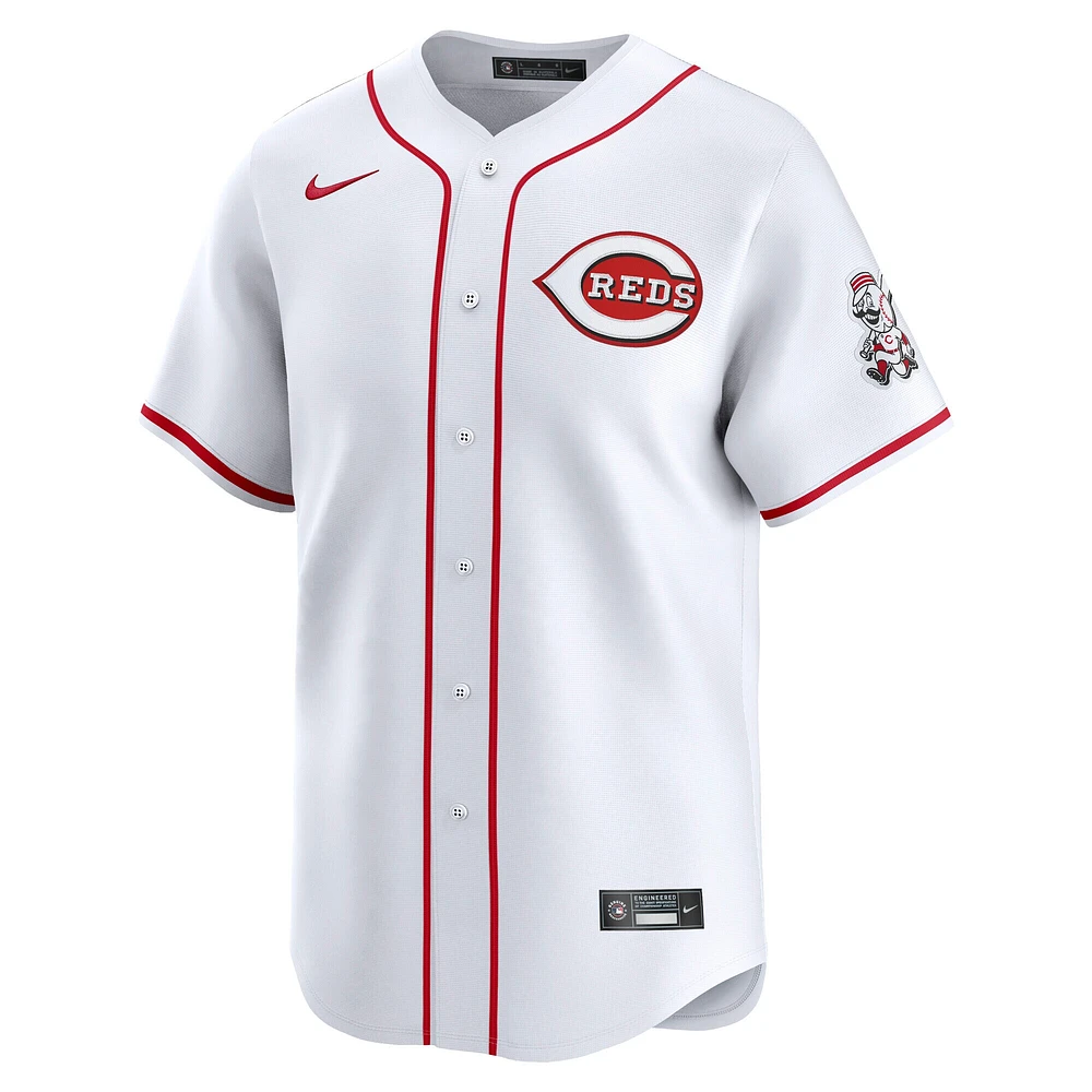 Maillot Nike blanc à domicile des Reds de Cincinnati pour homme