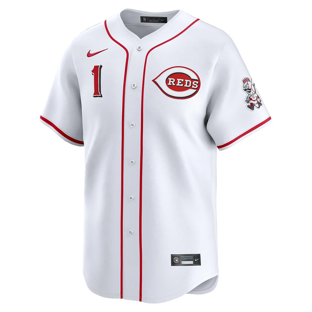 Men's Nike White Cincinnati Reds #1 Dad Home Limited Jersey