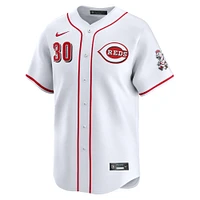 Men's Nike Will Benson White Cincinnati Reds Home Limited Player Jersey