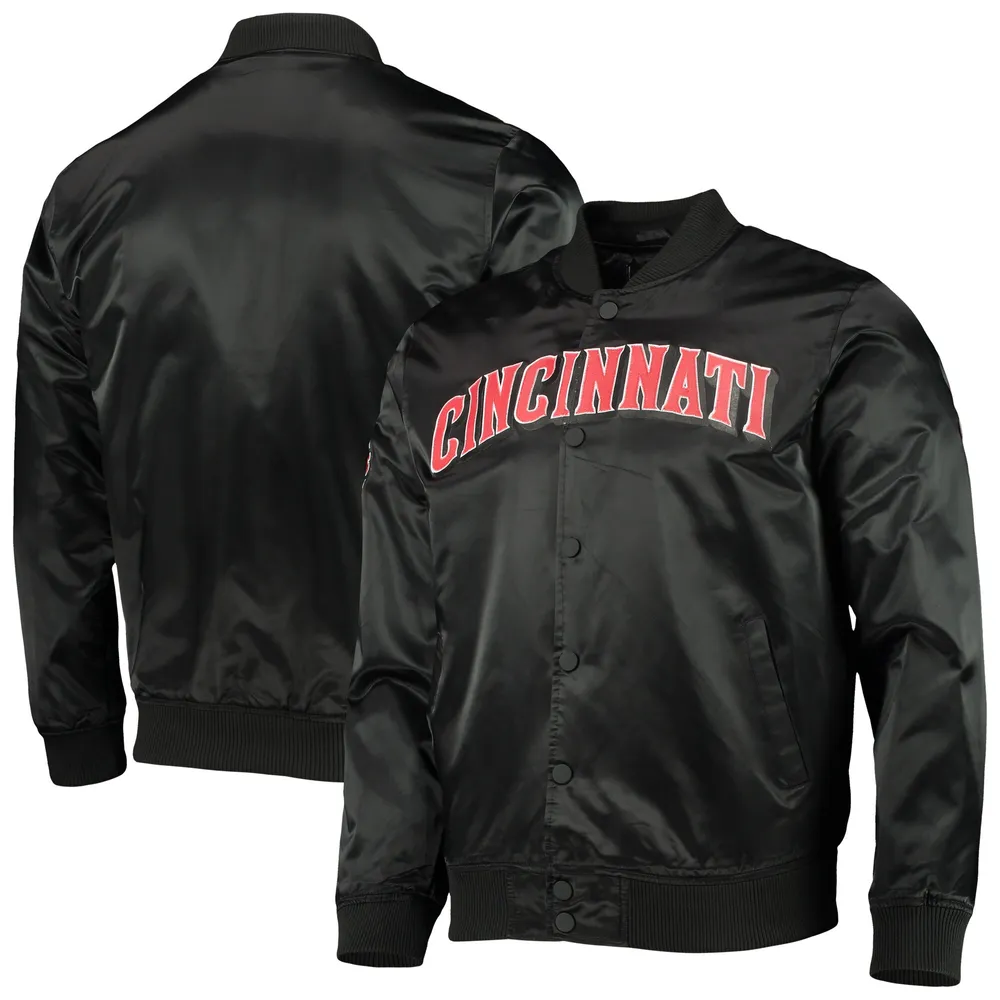 Men's Pro Standard Black Cincinnati Bengals Full-Zip Varsity Jacket