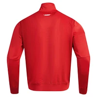 Men's Pro Standard Red Cincinnati Reds Fast Lane Full-Zip Track Jacket