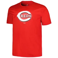 Men's Profile Red Cincinnati Reds Big & Tall #1 Dad T-Shirt