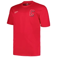 T-shirt Profile Red Cincinnati Reds Big & Tall Split Zone pour hommes