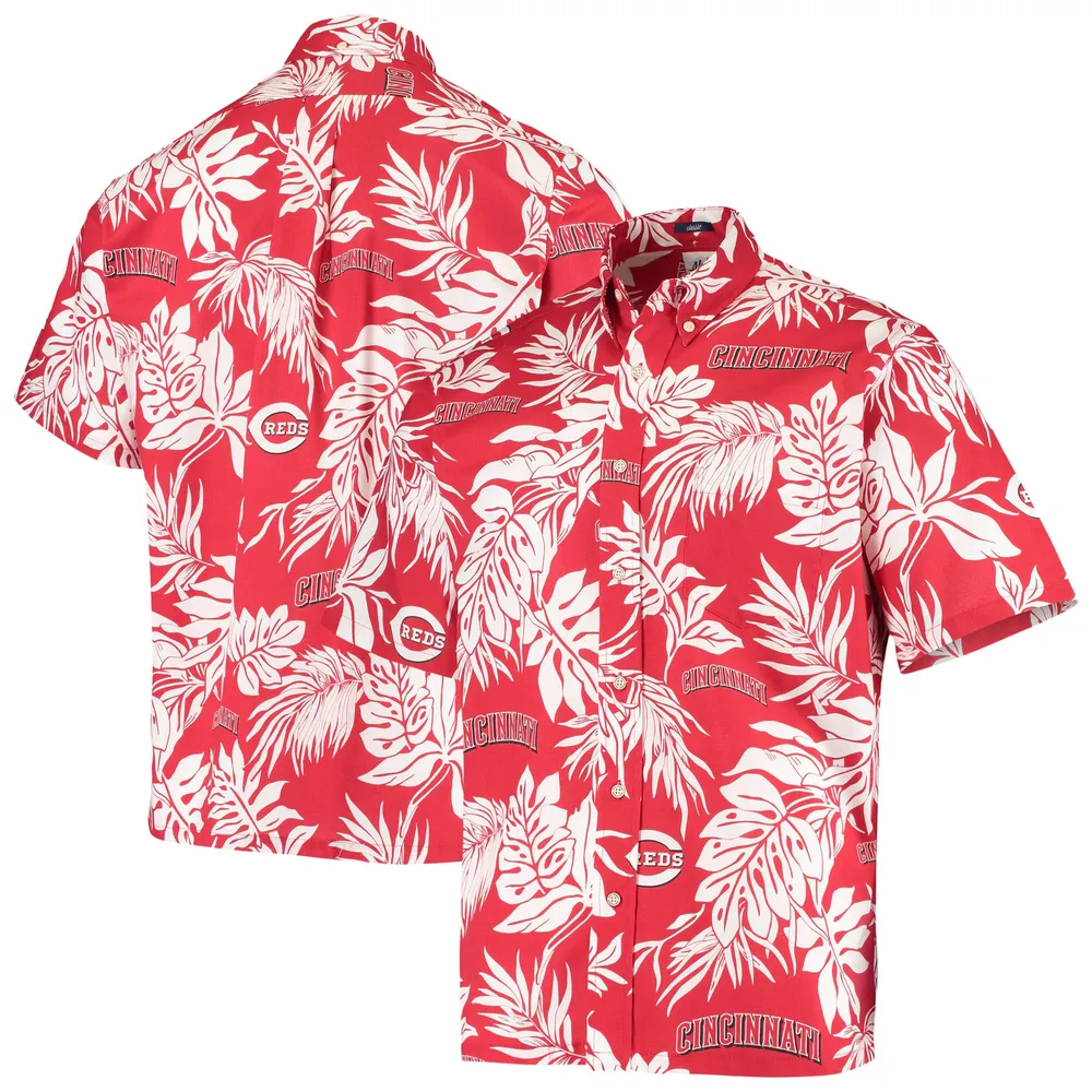 Lids Cincinnati Reds Reyn Spooner Aloha Button-Down Shirt - Red