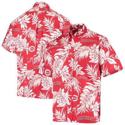 Cincinnati Reds Reyn Spooner Aloha Button-Down Shirt - Red