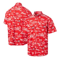 Men's Reyn Spooner Red Cincinnati Reds Cooperstown Collection Kekai Button-Down Shirt