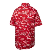 Men's Reyn Spooner Red Cincinnati Reds Kekai Button-Down Shirt