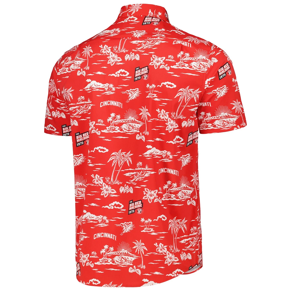 Chemise boutonnée Kekai Reds Cincinnati Reyn Spooner pour homme