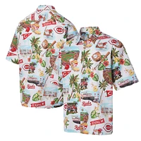 Men's Reyn Spooner White Cincinnati Reds Scenic Button-Up Shirt