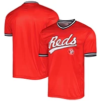 Men's Stitches Red Cincinnati Reds Cooperstown Collection Team Jersey