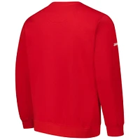 Sweat-shirt ras du cou léger rouge Stitches pour homme des Cincinnati Reds