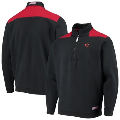 Men's Antigua Oatmeal Cincinnati Reds Reward Crewneck Pullover Sweatshirt Size: Small