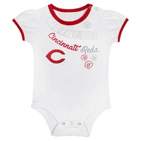 Newborn & Infant Cincinnati Reds Sweet Bodysuit Skirt Set