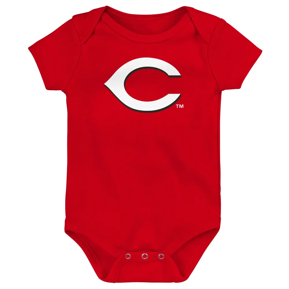 Body rouge avec logo de l'équipe principale des Cincinnati Reds pour nouveau-né et bébé