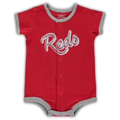 Infant White St. Louis Cardinals Pinstripe Power Hitter Coverall