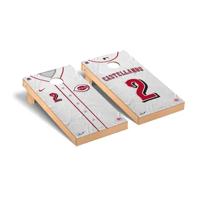 Lids Nick Castellanos Cincinnati Reds Jersey Design Desktop Cornhole Game  Set