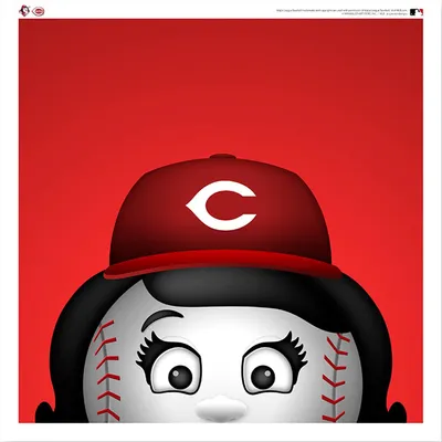 Cincinnati Reds 12 x 12 Gapper Poster Print