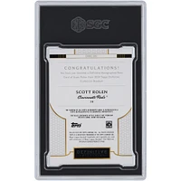 Scott Rolen Cincinnati Reds Autographié 2024 Topps Definitive Collection Purple Relic #DARC-SR1 #1/5 SGC Authentifié 8.5 Carte